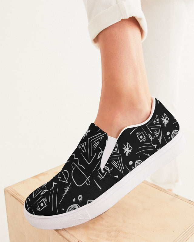 Chaotic Love 2023 Canvas Women's Slip On
