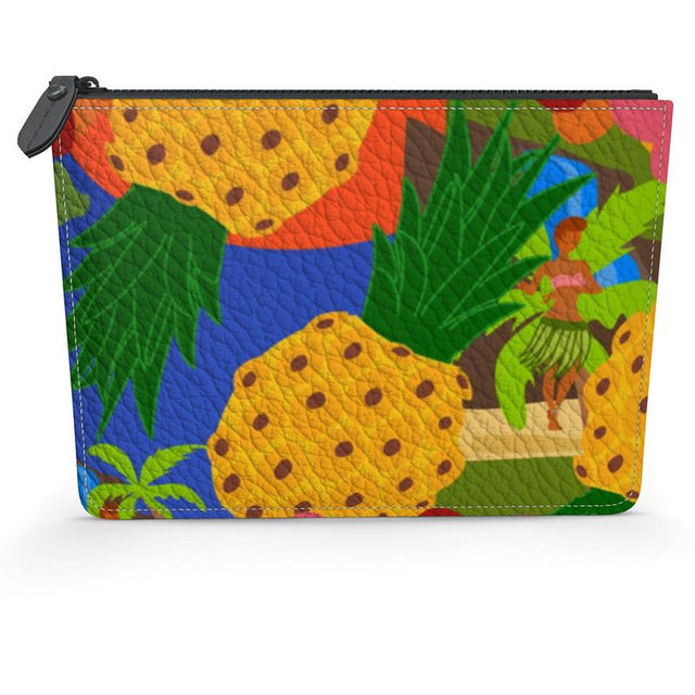 Island Time 2021 Large Leather Pouch