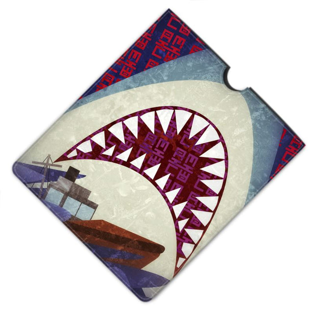 Shark Trademark Collection 2021 Leather iPad Case