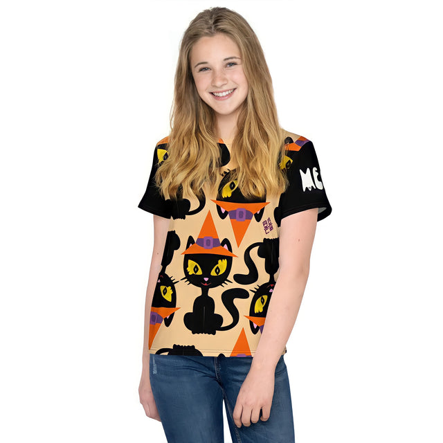 Meow Graphic Tee Unisex Youth
